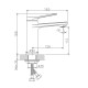 Смеситель для раковины Haiba HB10572, хром