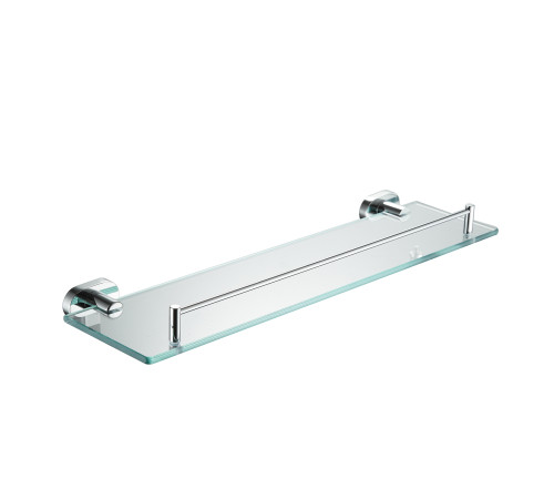 Полка стеклянная Shevanik SG5119, хром