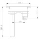Смеситель для раковины встраиваемый Fmark FS8731H, черный