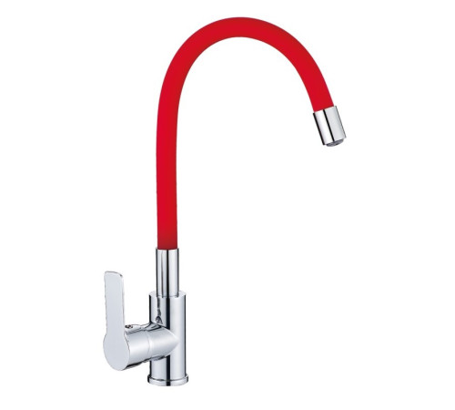 Смеситель для кухни Haiba HB70112-6, красный