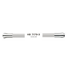 Гибкий излив для кухонного смесителя Haiba HB7179-3, серый