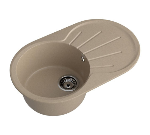 Кухонная мойка GranFest RONDO 750L, песок