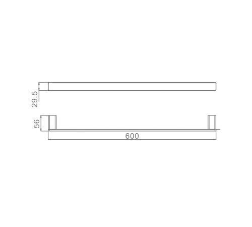 Полотенцедержатель Raglo R301.01, хром