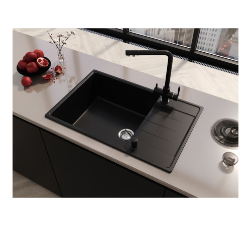 Кухонная мойка Grandex Aqua Topline 600214, черный