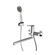 Смеситель для ванны Bravat Eco-D F693158C-LB, хром
