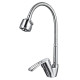 Смеситель для кухни с гибким изливом и режимом душ FRAP F43701-B, хром