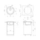 Кухонная мойка Ulgran U-603-343, антрацит