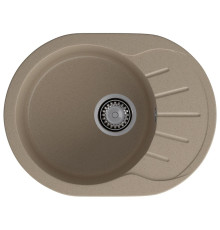 Кухонная мойка GranFest RONDO 580L, песок