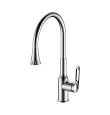 Смеситель для кухни с гибким изливом и режимом душ Haiba HB42830, хром