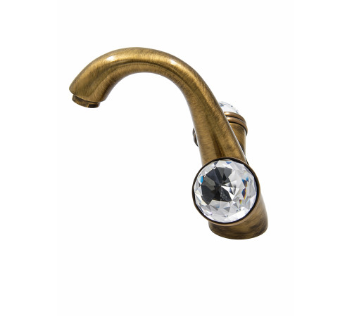 Смеситель для раковины с донным клапаном Fiore XT SKY (SWAROVSKI®) 17ZZ0623, бронза