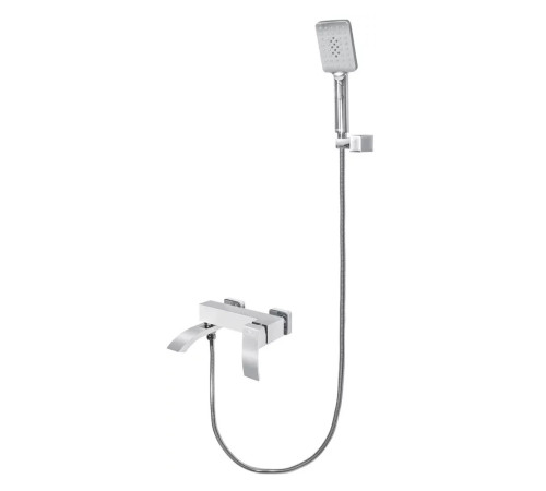Набор для ванны 3 в 1 Grocenberg GB1007WC, белый/хром