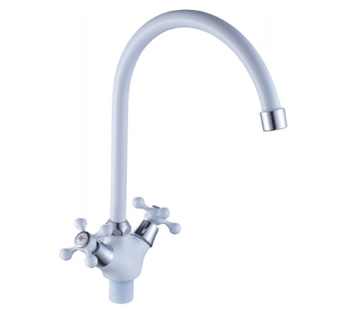 Смеситель для кухни Cron CN4308-8, белый