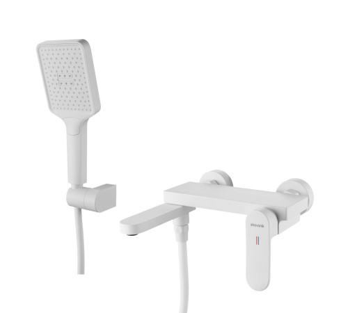 Смеситель для ванны Shevanik S4552C, белый
