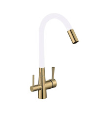 Смеситель для кухни с подключением к фильтру Savol S-L1806C-02, бронза