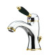 Смеситель для раковины Fiore IMPERIAL BLACK 89CO5221, хром/золото