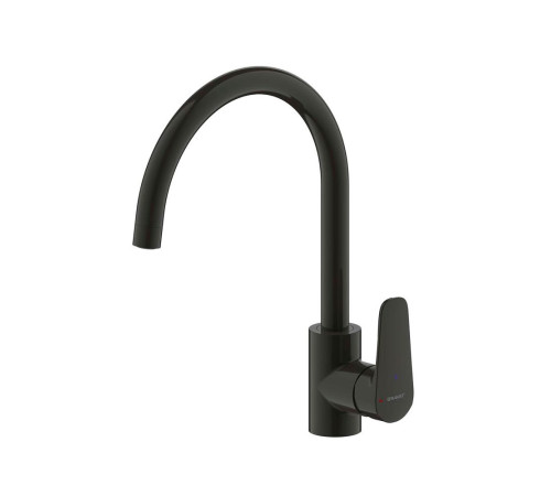 Смеситель для кухни Bravat Rhein F7429564BW-ENG, черный