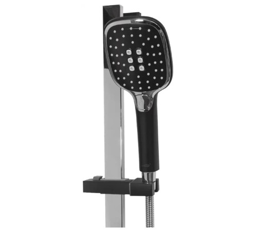 Набор для ванны 3 в 1 Hansberge H7077BC, черный/хром