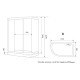 Душевая кабина Timo Premium ILMA ILMA902R, 120x80x222