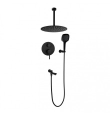 Душевая система встраиваемая FILARETE Roun FL1027BL, черный