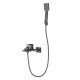 Смеситель для ванны Knotlor KN-22/GM, вороненая сталь