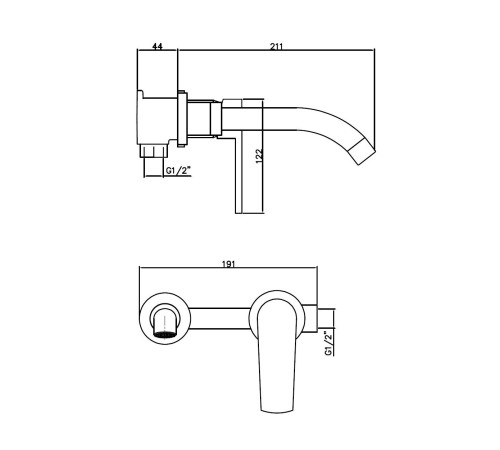 Смеситель для раковины ESKO SM28 CR/SM28-2