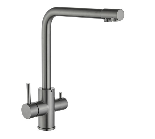 Смеситель для кухни с подключением к фильтру Fmark FS0862Q, графит