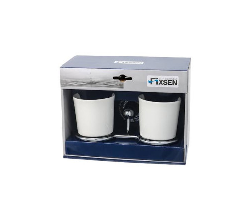 Стакан для ванной комнаты двойной Fixsen Style FX-41107