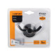 Двойной крючок для ванной FIXSEN COMFORT  BLACK FX-86005A, черный