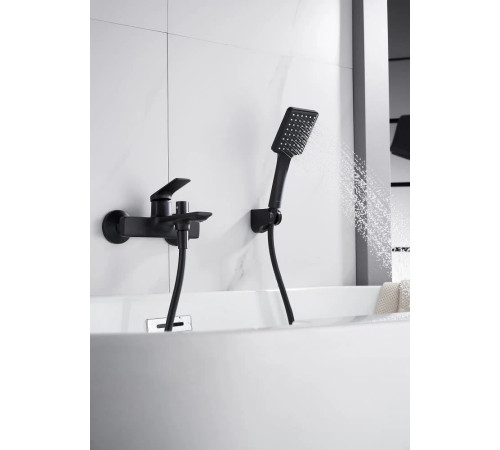 Смеситель для ванны Knotlor KN-71/BL, черный
