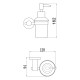 Дозатор жидкого мыла Savol S-005631Q, графит