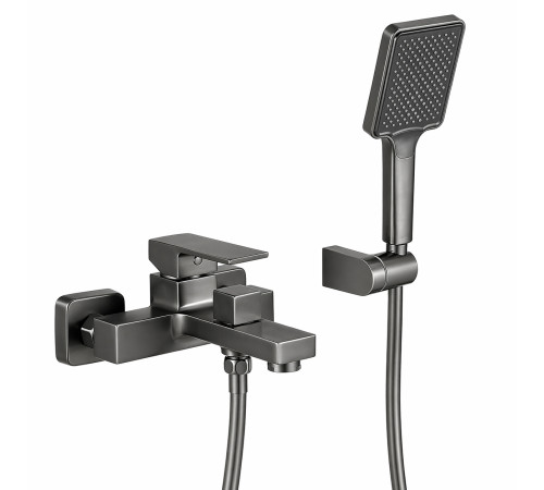 Смеситель для ванны FRAP F3291-29, оружейная сталь