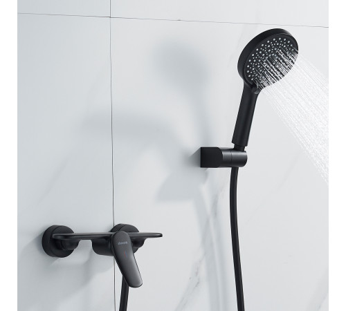 Смеситель для душа Shevanik S4716H, черный