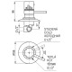 Смеситель для душа Rav Slezak Dunaj Termostat DT283