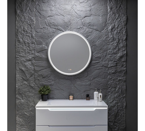 Зеркало Silver Mirrors Делуна/Deluna D600 TX (алюм. профиль, цвет серебро, бесконтактный сенсор)