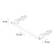 Полотенцедержатель Sofita Crystal SF-35001A 45 см