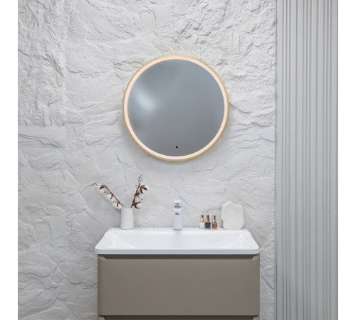 Зеркало Silver Mirrors Делуна/Deluna D600 TX (алюм. профиль, цвет золото, бесконтактный сенсор)