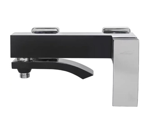 Набор для ванны 3 в 1 Hansberge H7077BC, черный/хром