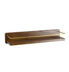 Полка для ванной комнаты Bronze de Luxe FOREST 10711G, матовое золото
