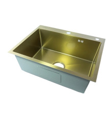 Мойка для кухни Fmark FSC7550C, матовое золото