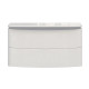 Тумба с раковиной подвесная Velvex Luna tp.LUN.80.2Y, 80 см