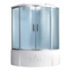 Душевая кабина (душевой бокс) Timo Standart Silver F T-6625SF, 125x125x220