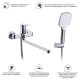 Смеситель для ванны Splenka S31.22, хром