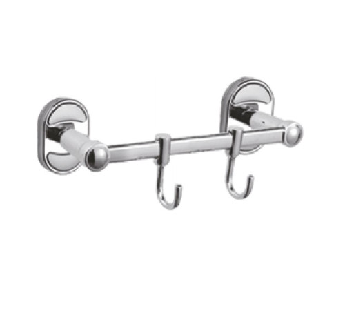 Планка с крючками для полотенец Haiba HB1915-2, хром