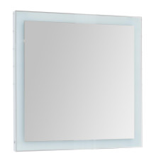 Зеркало Dreja Kvadro 80x85 см, белый