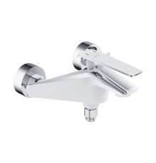 Смеситель для ванны Rose R1302F, белый/хром