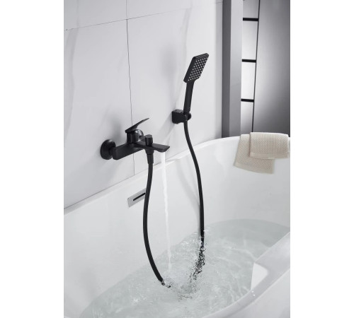 Смеситель для ванны Knotlor KN-71/BL, черный