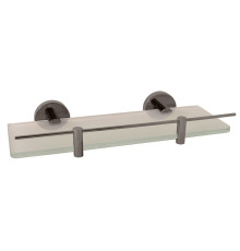 Полка стеклянная Rav Slezak COLORADO COA0900/30MGK, серый металлик брашированный