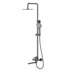 Душевая система FRAP F24808-9, оружейная сталь