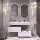Столешница Velvex Unit 140, белый мрамор