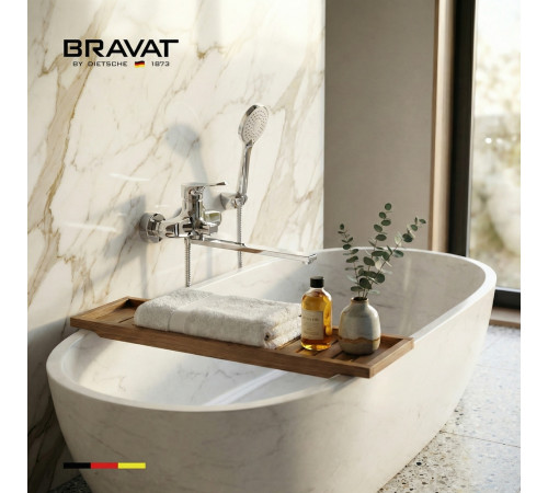 Смеситель для ванны BRAVAT F6806937CP-LB-SW, хром